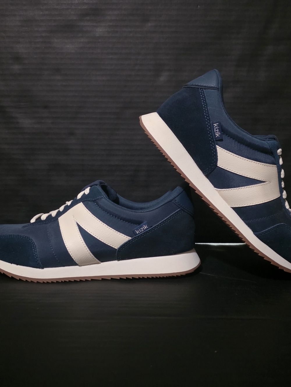 Kizik Oxford Tidepool Blue Milan Sneakers Shoes Mens 8.5 Womens 10